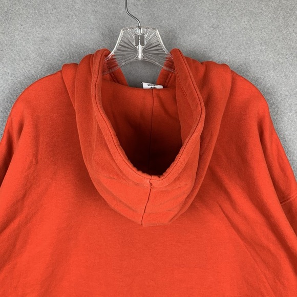Adidas Originals Sweatshirt Hoodie Red Embroidered Streetwear Baggy Mens Medium - Picture 6 of 9
